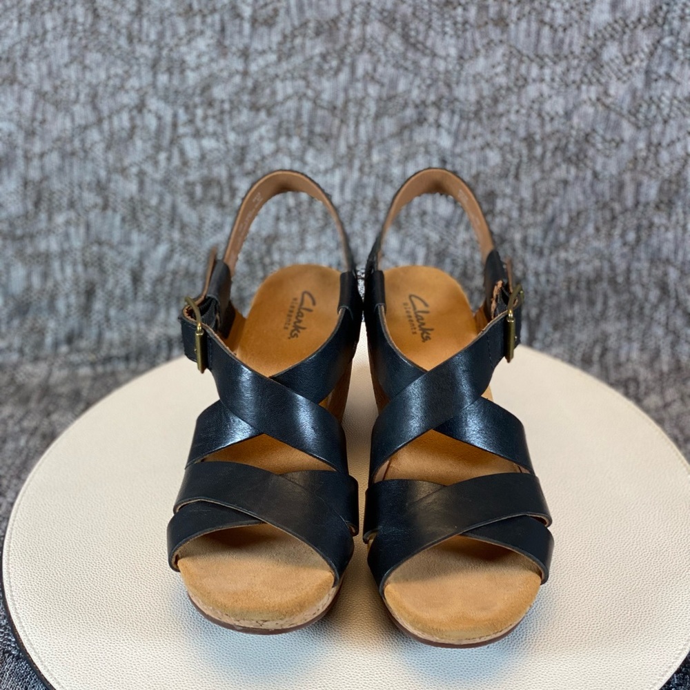 Clarks Elements Wedge Platform Sandal Women's 9 M - image 4